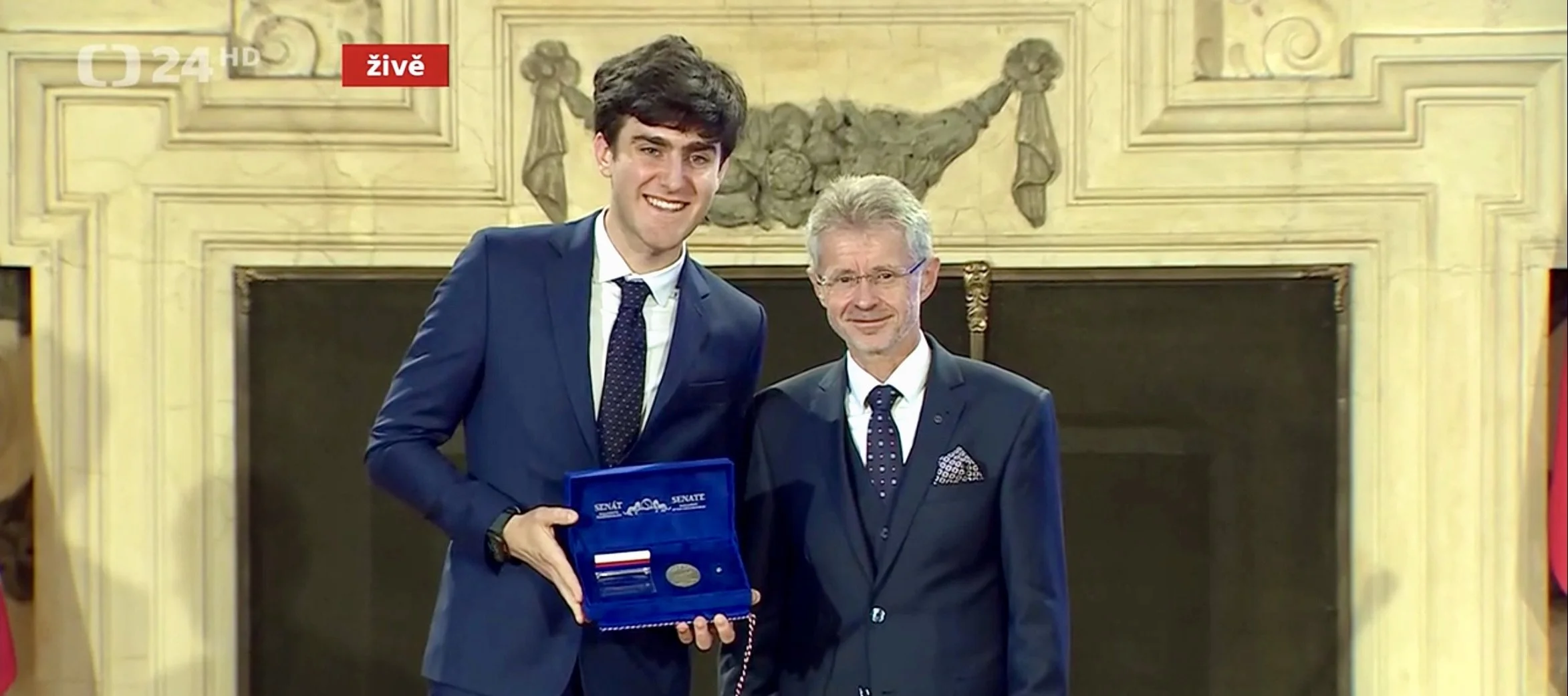 Received the Czech Senate Medal — 1