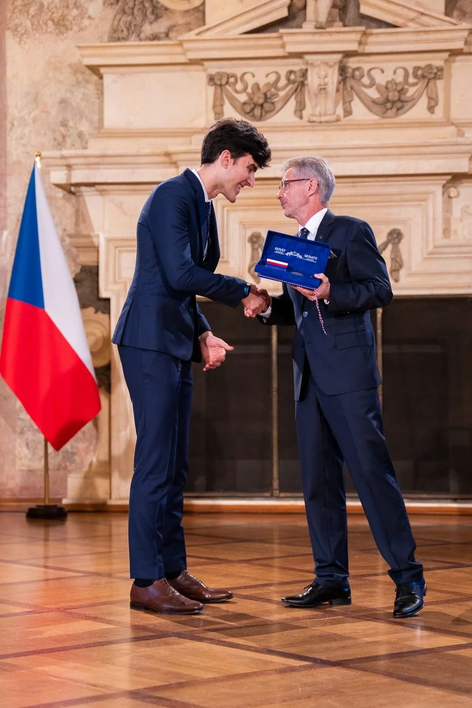 Received the Czech Senate Medal — 2
