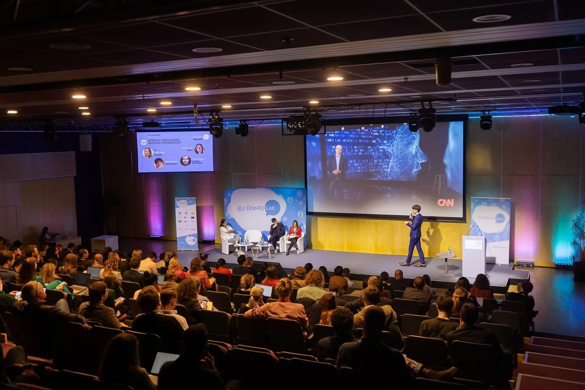 Talk and Panel at EU DisinfoLab Conference — 1